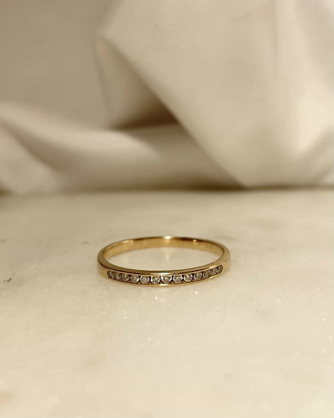 Demi Alliance Diamants 0.10 carat &quot;Ludovica” - Elliade Paris