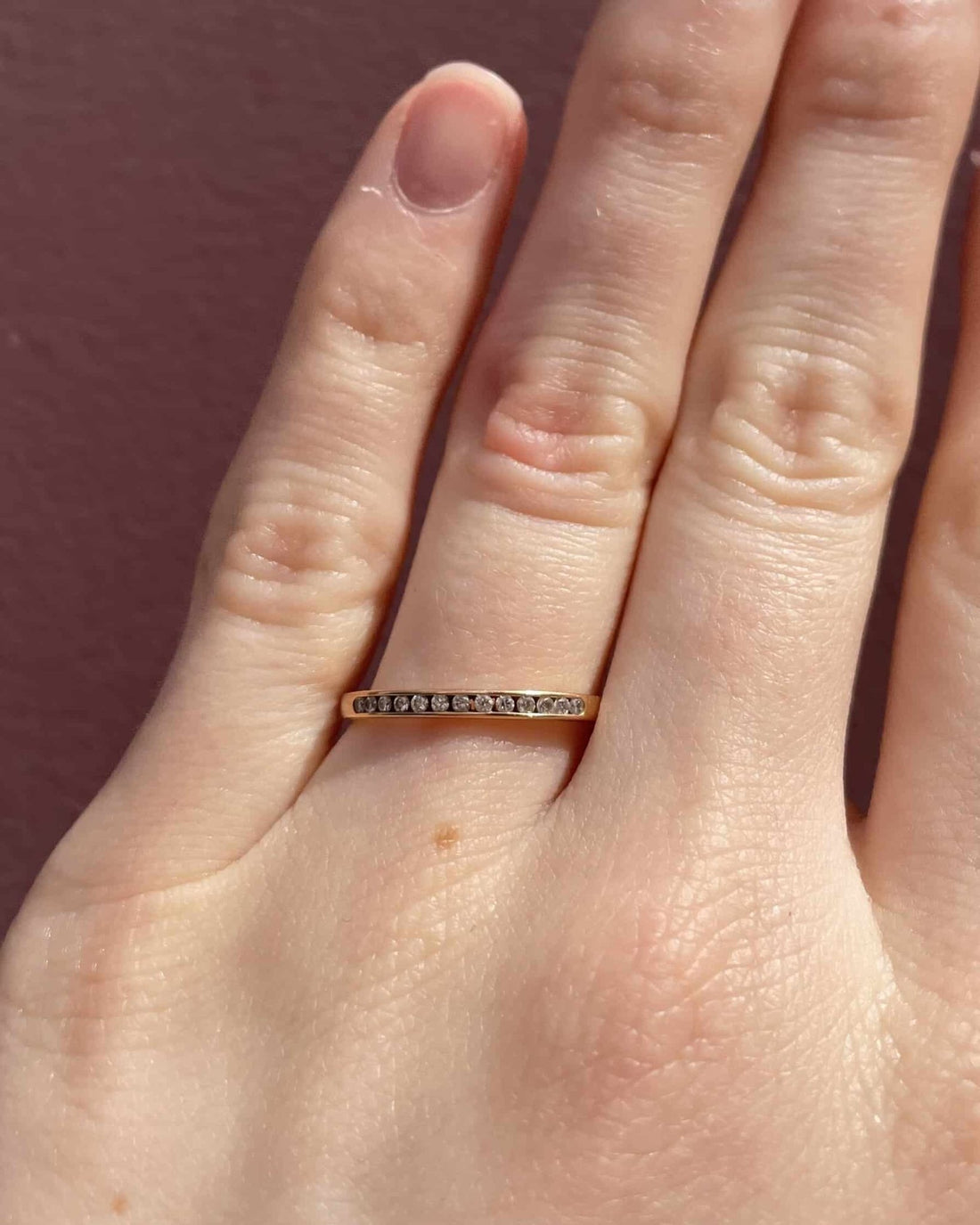 Demi Alliance Diamants 0.10 carat &quot;Ludovica” - Elliade Paris