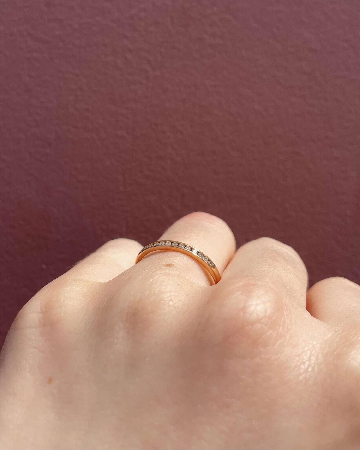 Demi Alliance Diamants 0.10 carat &quot;Ludovica” - Elliade Paris