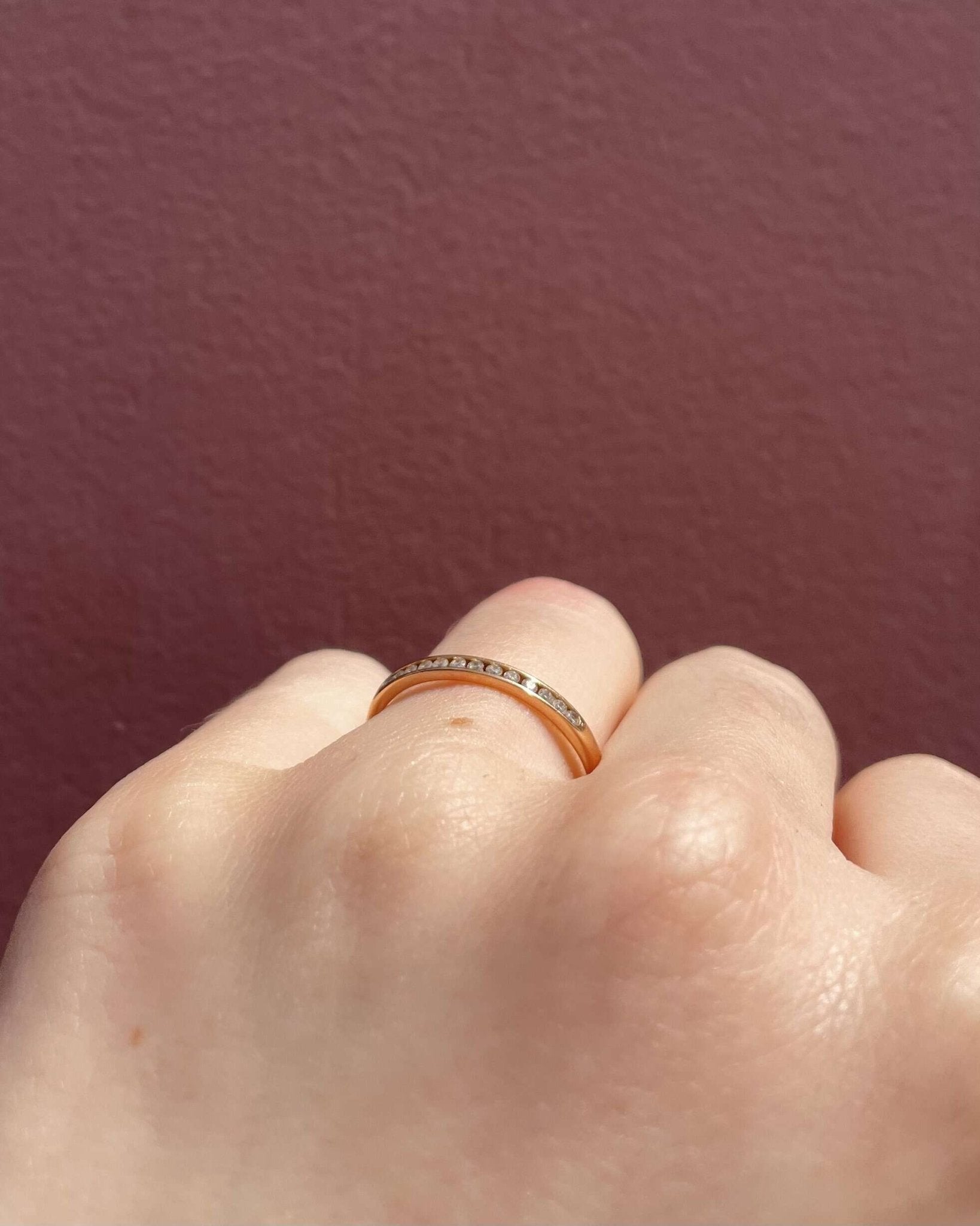 Demi Alliance Diamants 0.10 carat &quot;Ludovica” - Elliade Paris