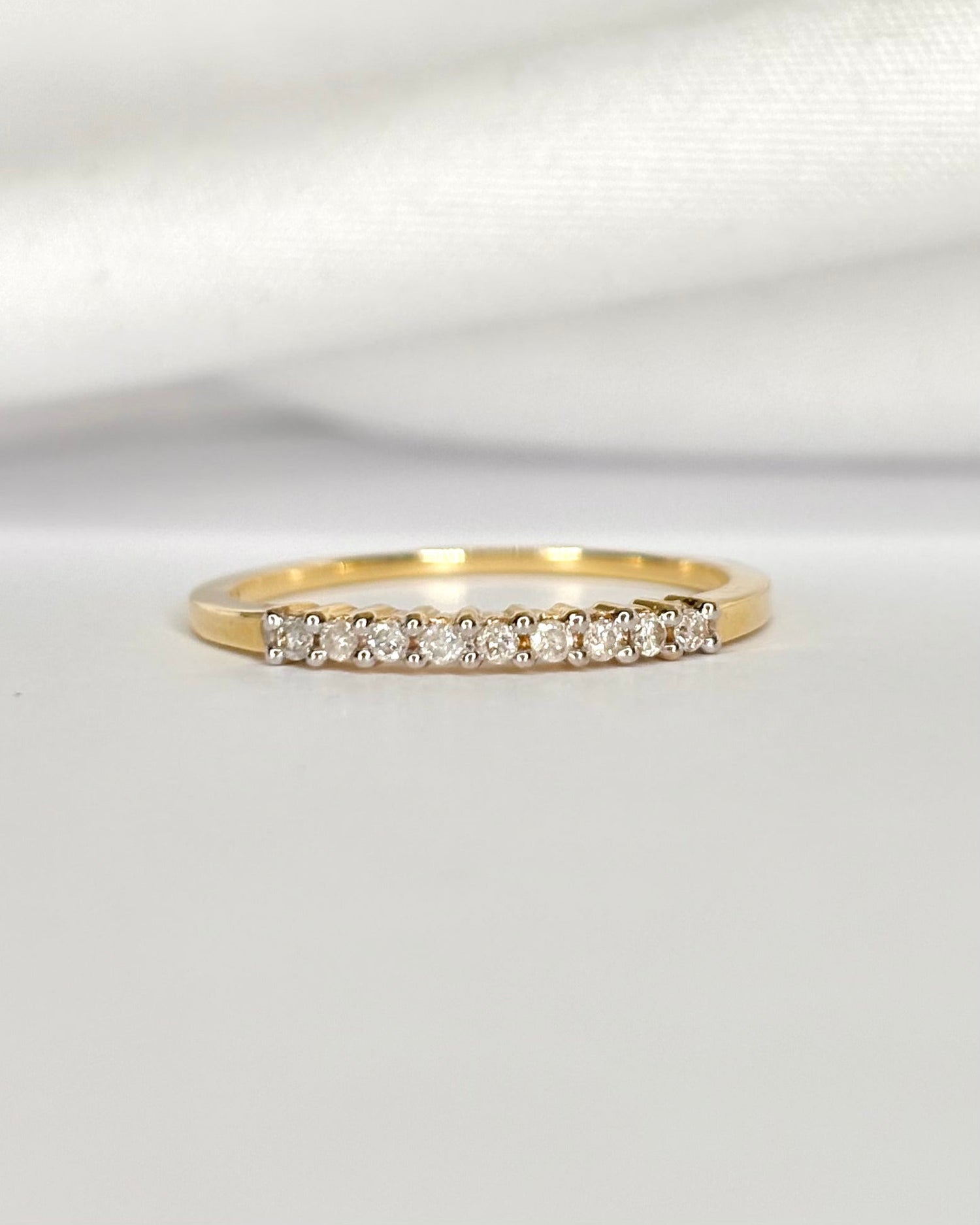 Demi-Alliance Diamants 0.2 mm "Madison" - Elliade Paris
