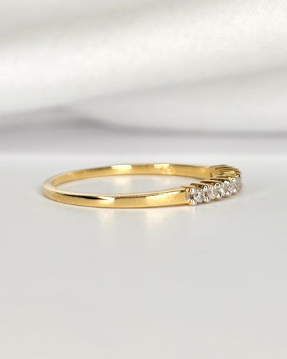 Demi-Alliance Diamants 0.2 mm "Madison" - Elliade Paris