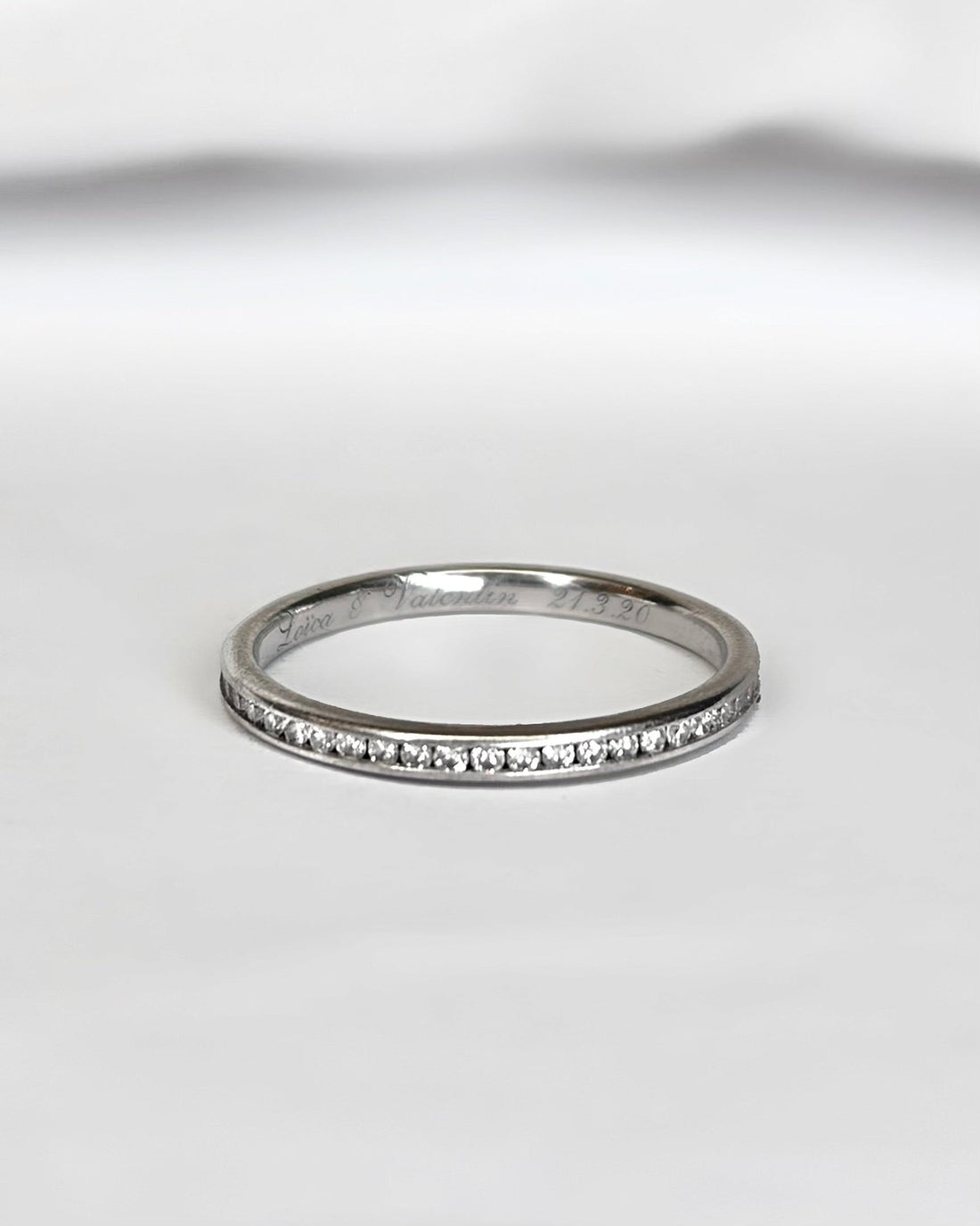 Demi-Alliance Diamants 0.27 carat 1.7mm "Coline" - Elliade Paris