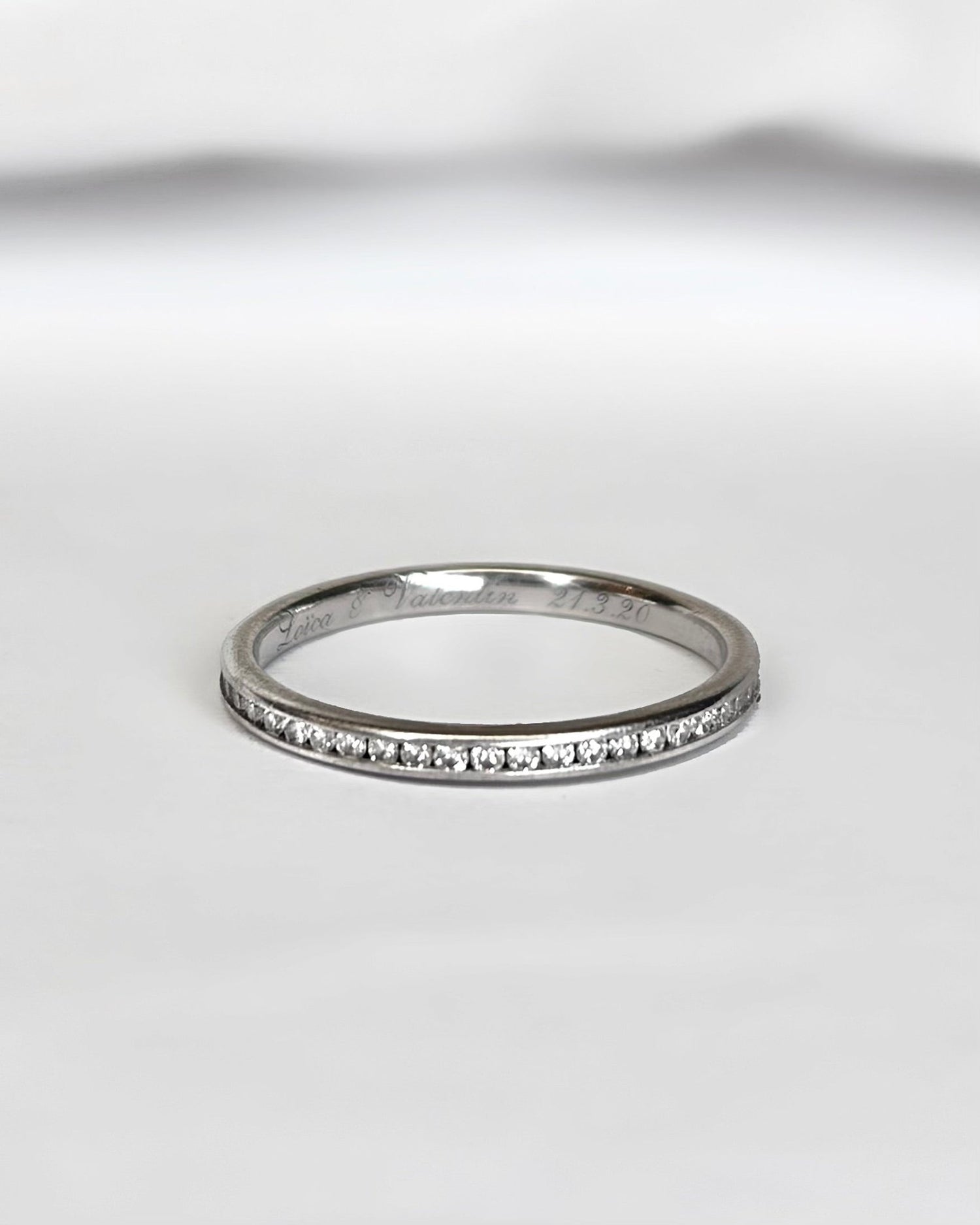 Demi-Alliance Diamants 0.27 carat 1.7mm "Coline" - Elliade Paris