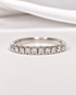 Demi-Alliance Diamants 0.30 carat 2.3mm "Murielle" - Elliade Paris
