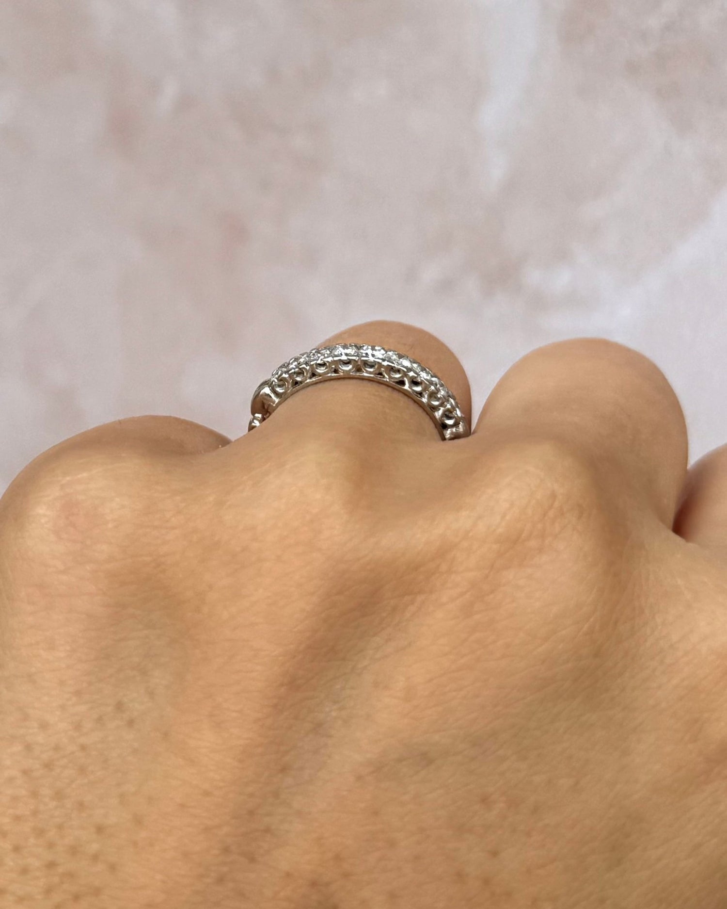 Demi-alliance Diamants 0.36 carat 2.9mm "Stellie" - Elliade Paris
