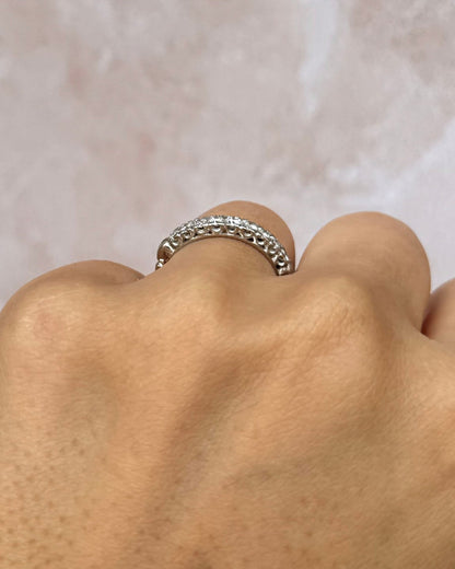 Demi-alliance Diamants 0.36 carat 2.9mm "Stellie" - Elliade Paris