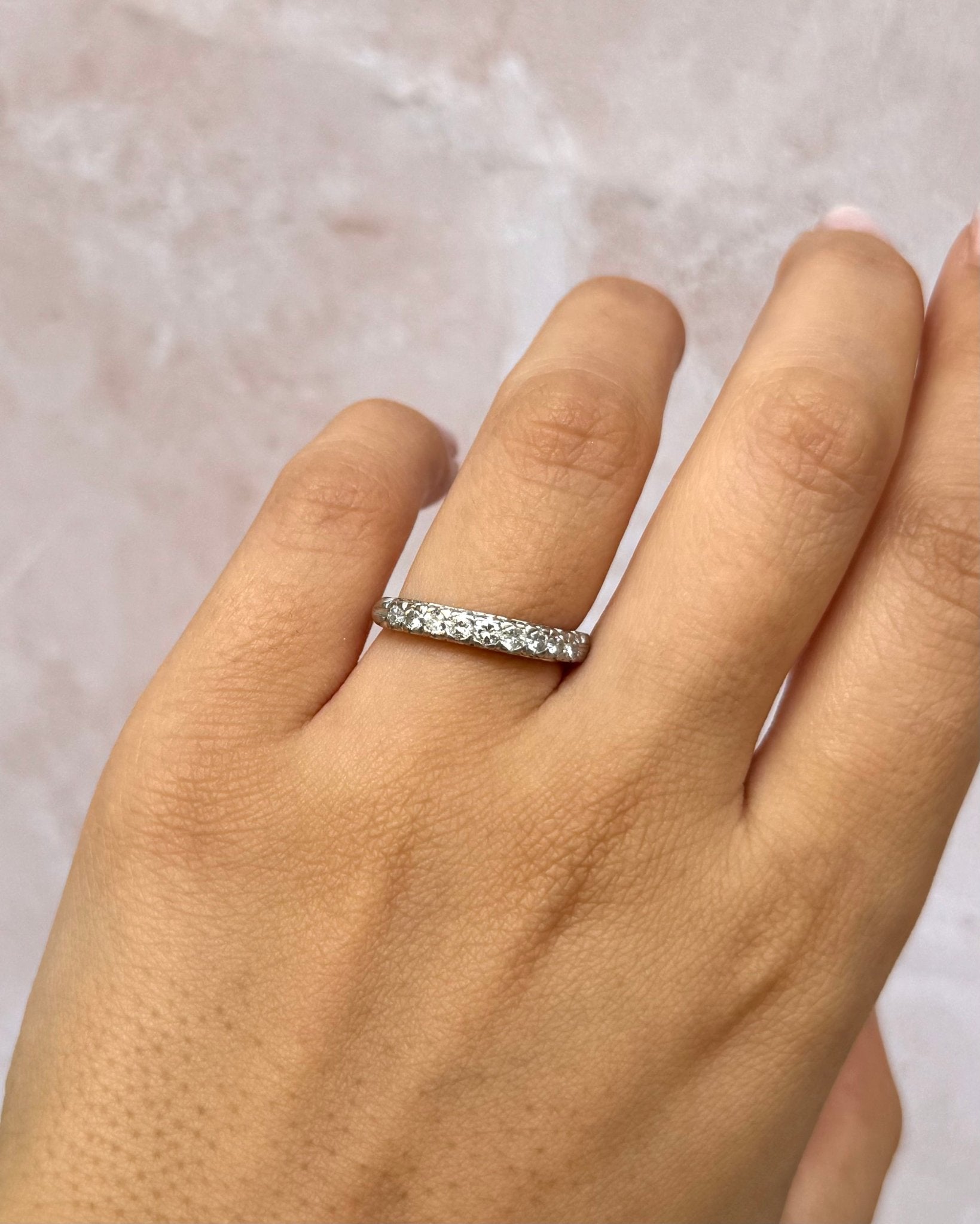Demi-alliance Diamants 0.36 carat 2.9mm "Stellie" - Elliade Paris