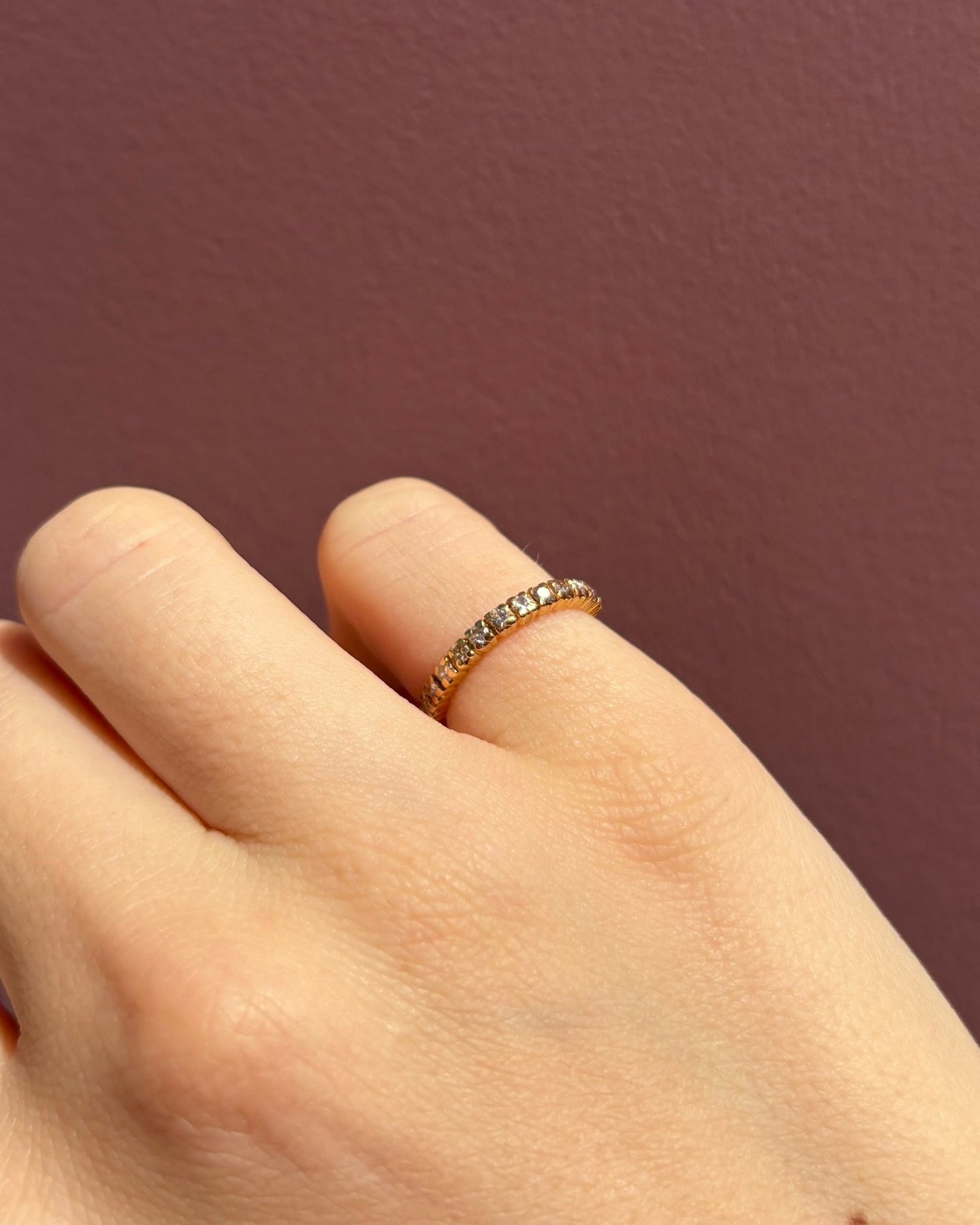 Demi Alliance Diamants 0.39 carat &quot;Elea&quot; - Elliade Paris