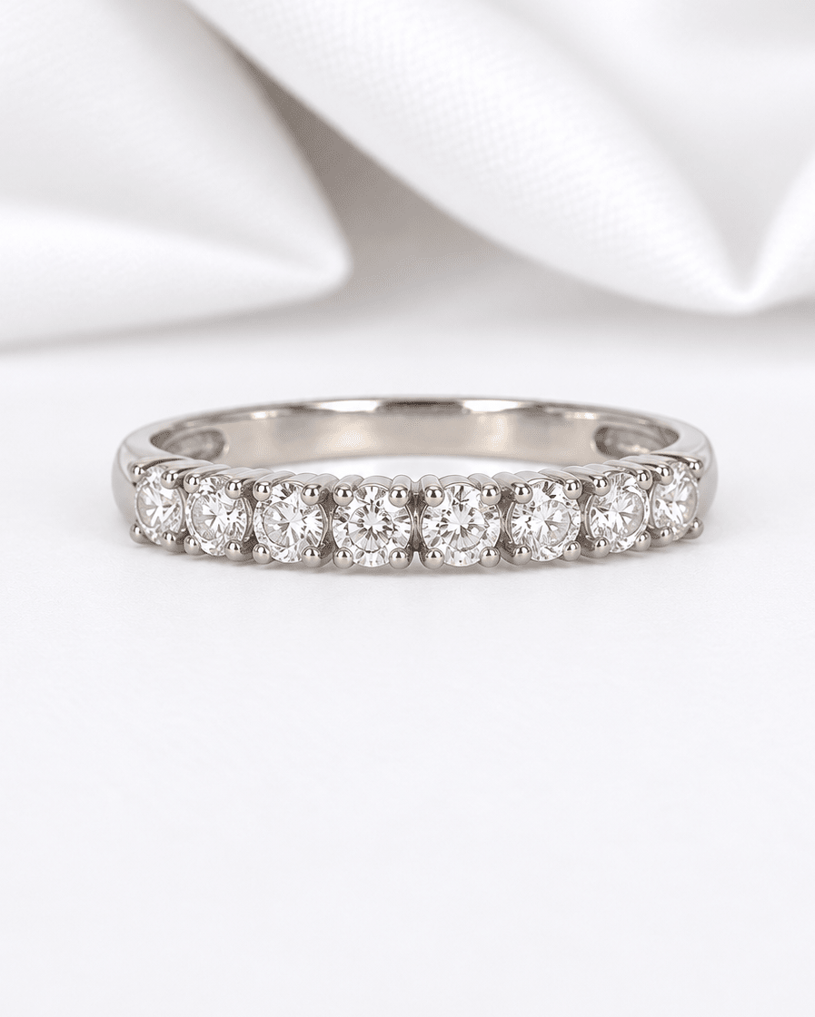 Demi-Alliance Diamants 0.40 carat "Daya" - Elliade Paris