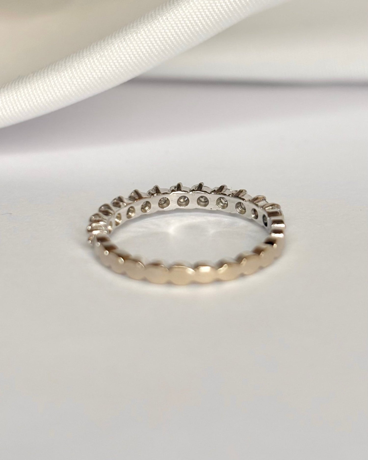 Demi-alliance Diamants 0.42 carat "Méline" - Elliade Paris
