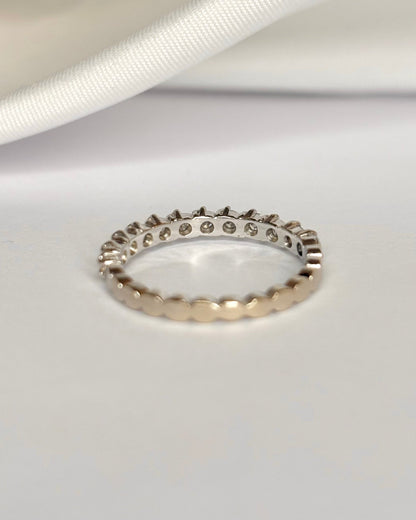 Demi-alliance Diamants 0.42 carat "Méline" - Elliade Paris