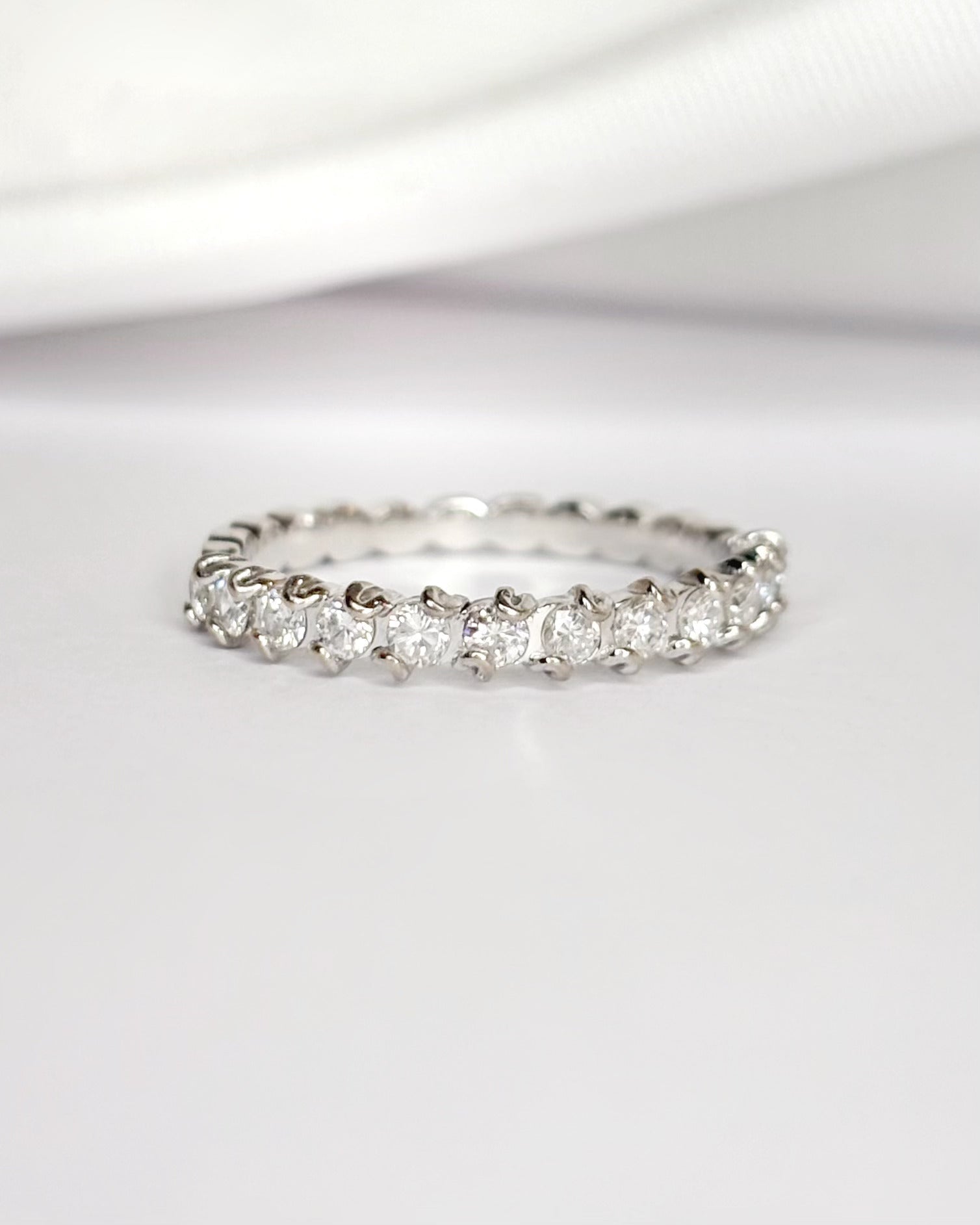 Demi-alliance Diamants 0.42 carat "Méline" - Elliade Paris