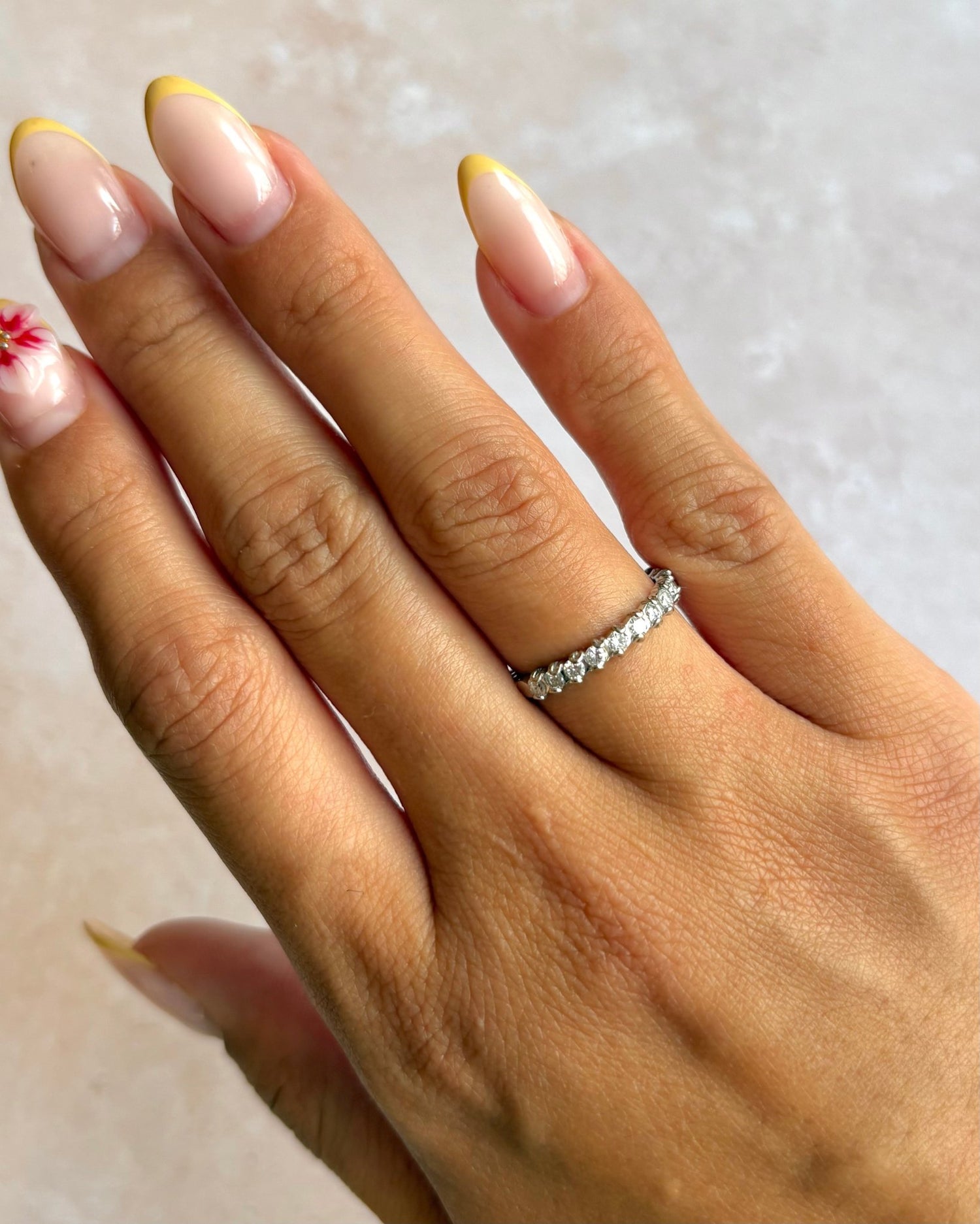 Demi-alliance Diamants 0.42 carat "Méline" - Elliade Paris