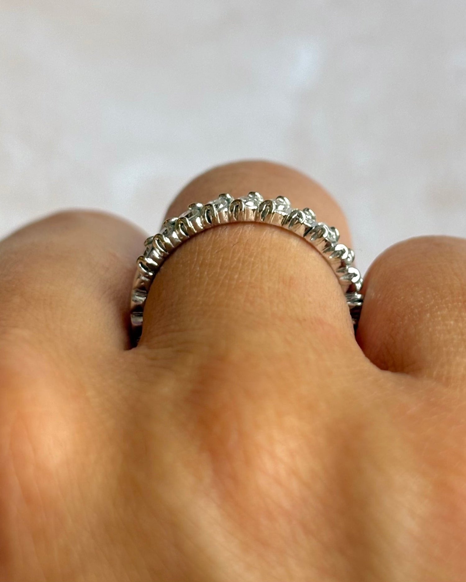 Demi-alliance Diamants 0.42 carat "Méline" - Elliade Paris