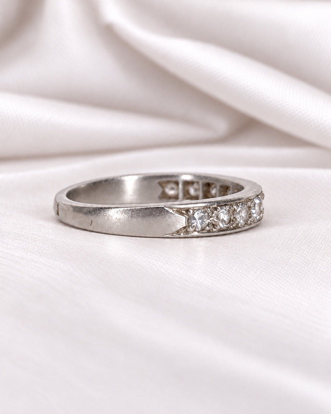 Demi-Alliance Diamants 0.44 carat "Cindy" - Elliade Paris