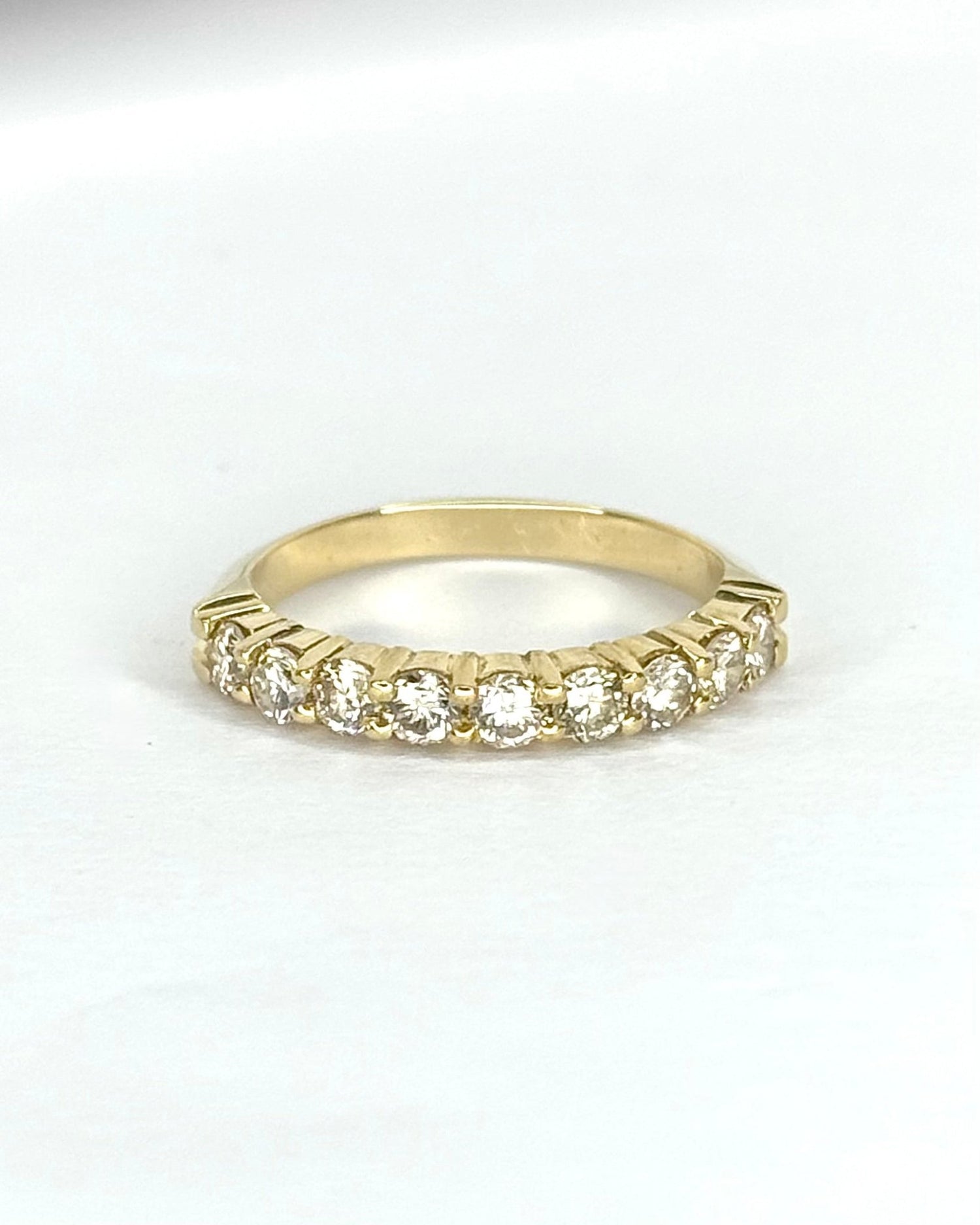 Demi-alliance Diamants 0.45 carat 2.5mm "Aloïse" - Elliade Paris