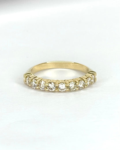 Demi-alliance Diamants 0.45 carat 2.5mm "Aloïse" - Elliade Paris