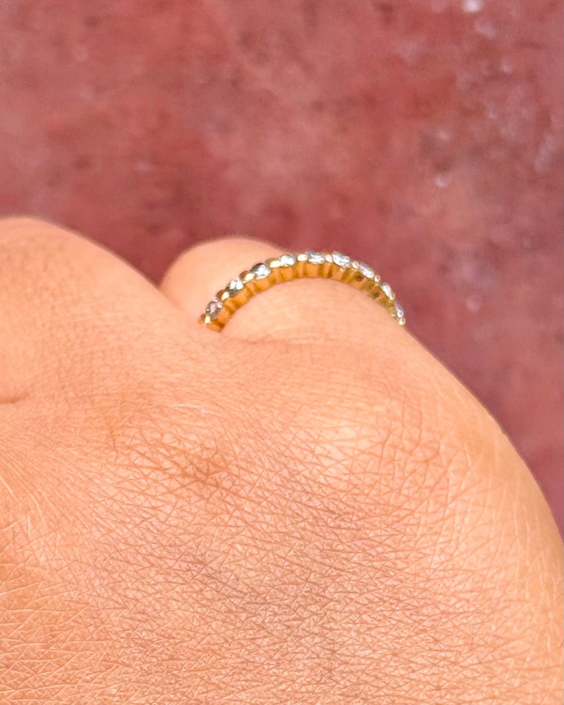 Demi-Alliance Diamants 0.45 carat "Talia" - Elliade Paris