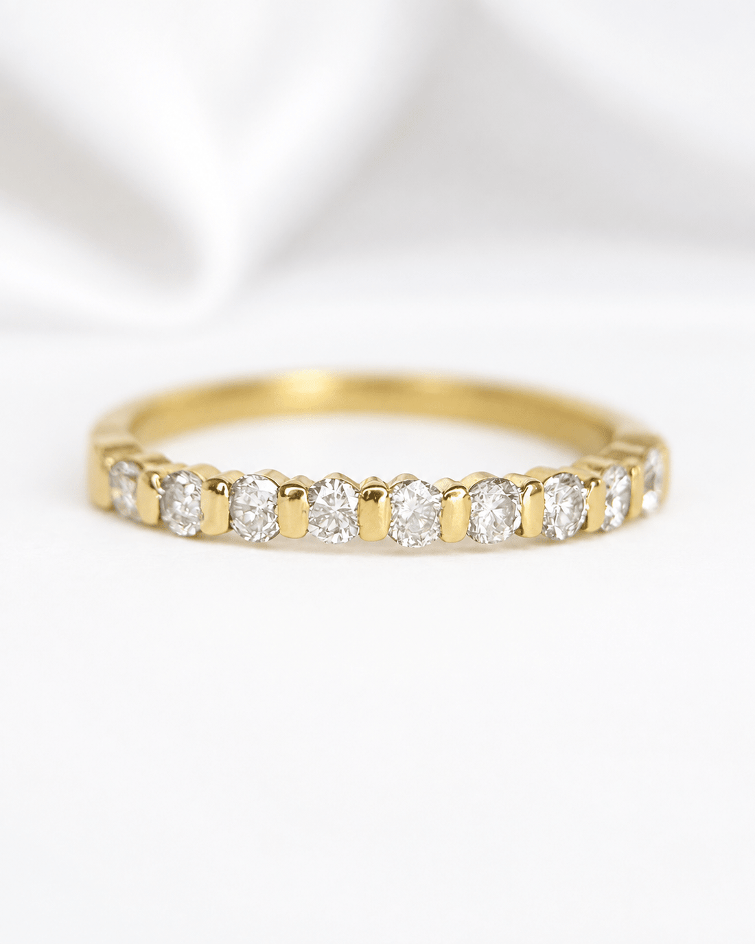 Demi-Alliance Diamants 0.45 carat "Talia" - Elliade Paris