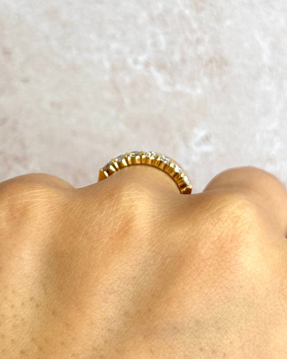 Demi-Alliance Diamants 0.49 carat "Irina" - Elliade Paris