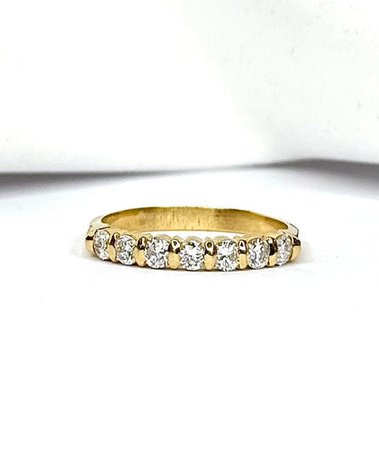 Demi-Alliance Diamants 0.49 carat "Irina" - Elliade Paris