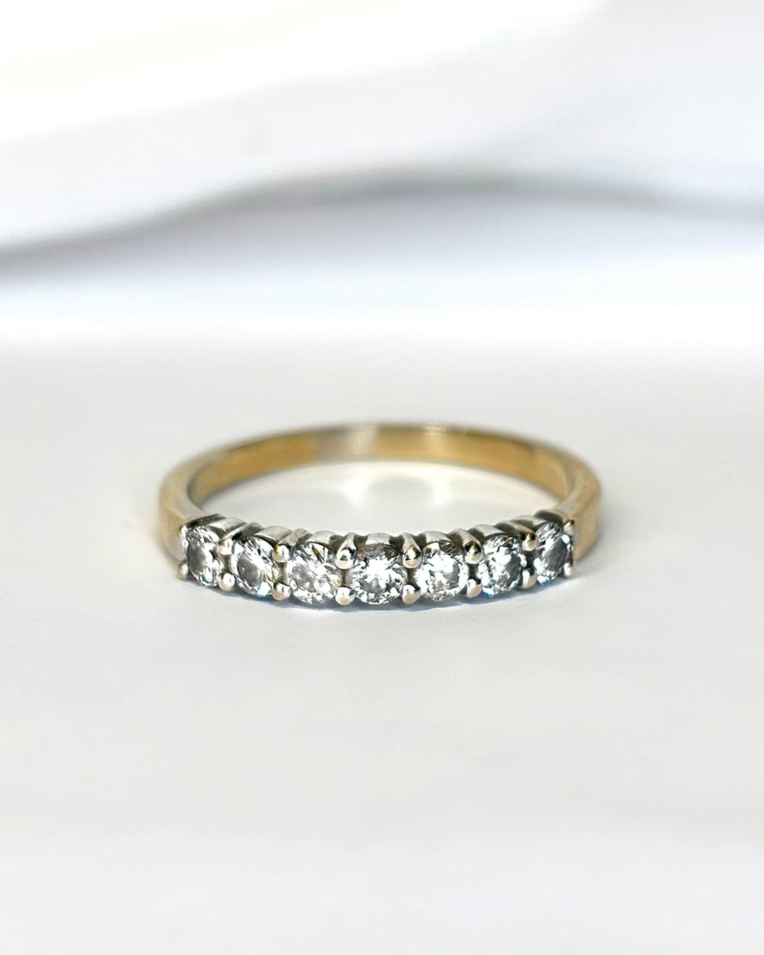 Demi-Alliance Diamants 0.49 carat "Lola" - Elliade Paris