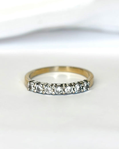 Demi-Alliance Diamants 0.49 carat "Lola" - Elliade Paris