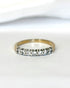 Demi-Alliance Diamants 0.49 carat "Lola" - Elliade Paris