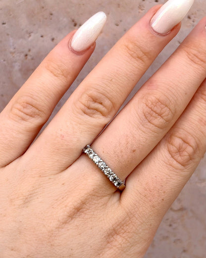 Demi-Alliance Diamants 0.49 carat "Lola" - Elliade Paris