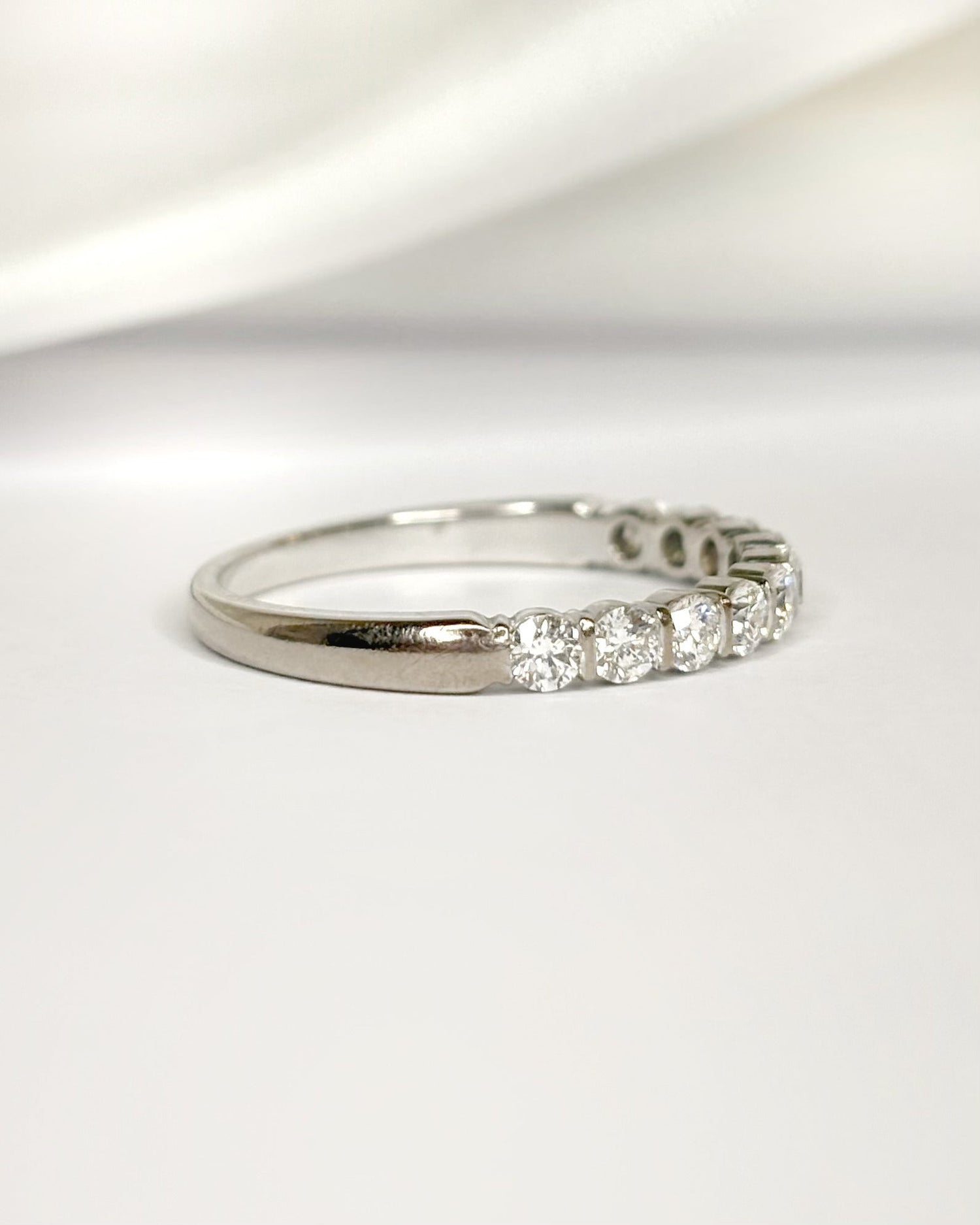Demi-Alliance Diamants 0.50 carat 2.5mm "Elina" - Elliade Paris