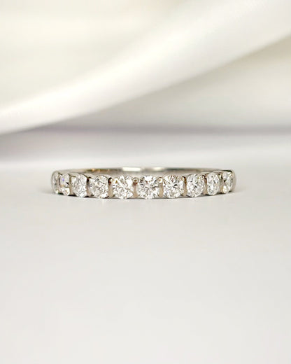 Demi-Alliance Diamants 0.50 carat 2.5mm "Elina" - Elliade Paris
