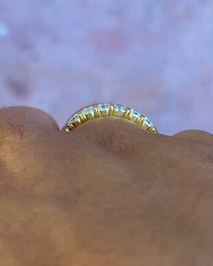 Demi-Alliance Diamants 0.56 carat 2.8 mm "Simona" - Elliade Paris