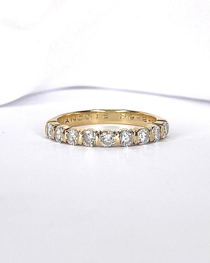 Demi-Alliance Diamants 0.56 carat 2.8 mm "Simona" - Elliade Paris