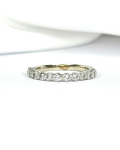 Demi-Alliance Diamants 0.65 carat 2.5 mm "Mia" - Elliade Paris