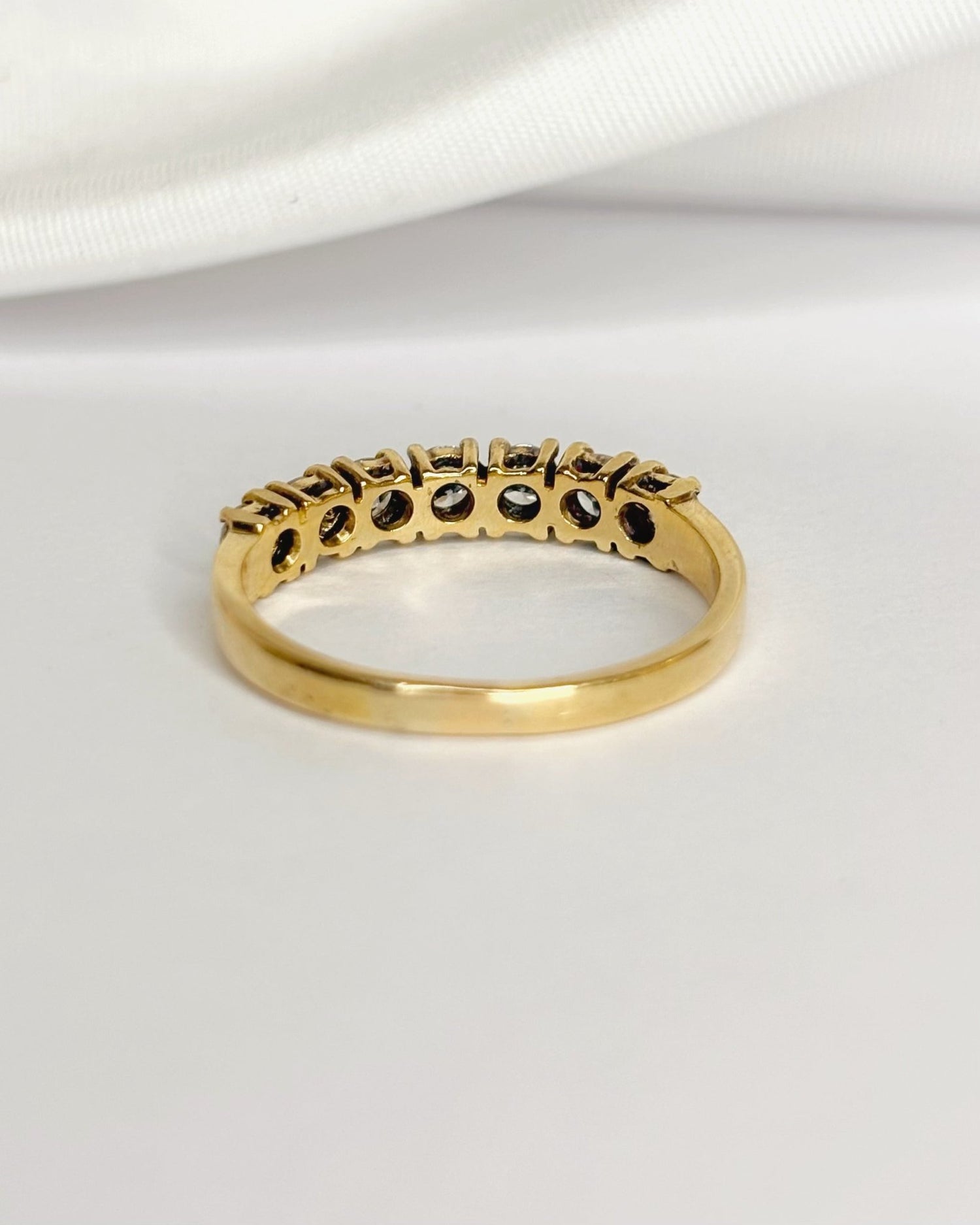Demi-Alliance Diamants 0.77 carat "Sonia" - Elliade Paris