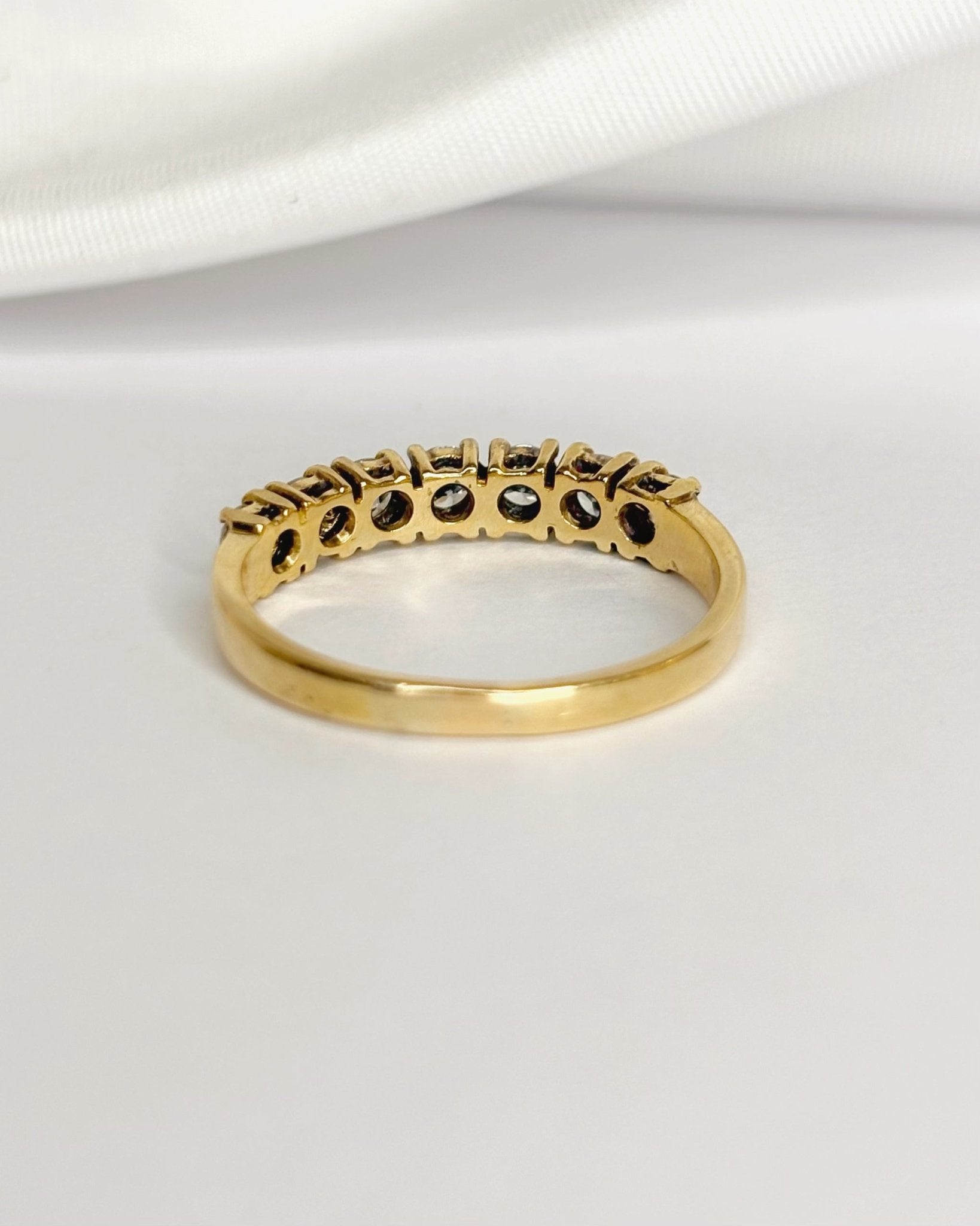 Demi-Alliance Diamants 0.77 carat "Sonia" - Elliade Paris