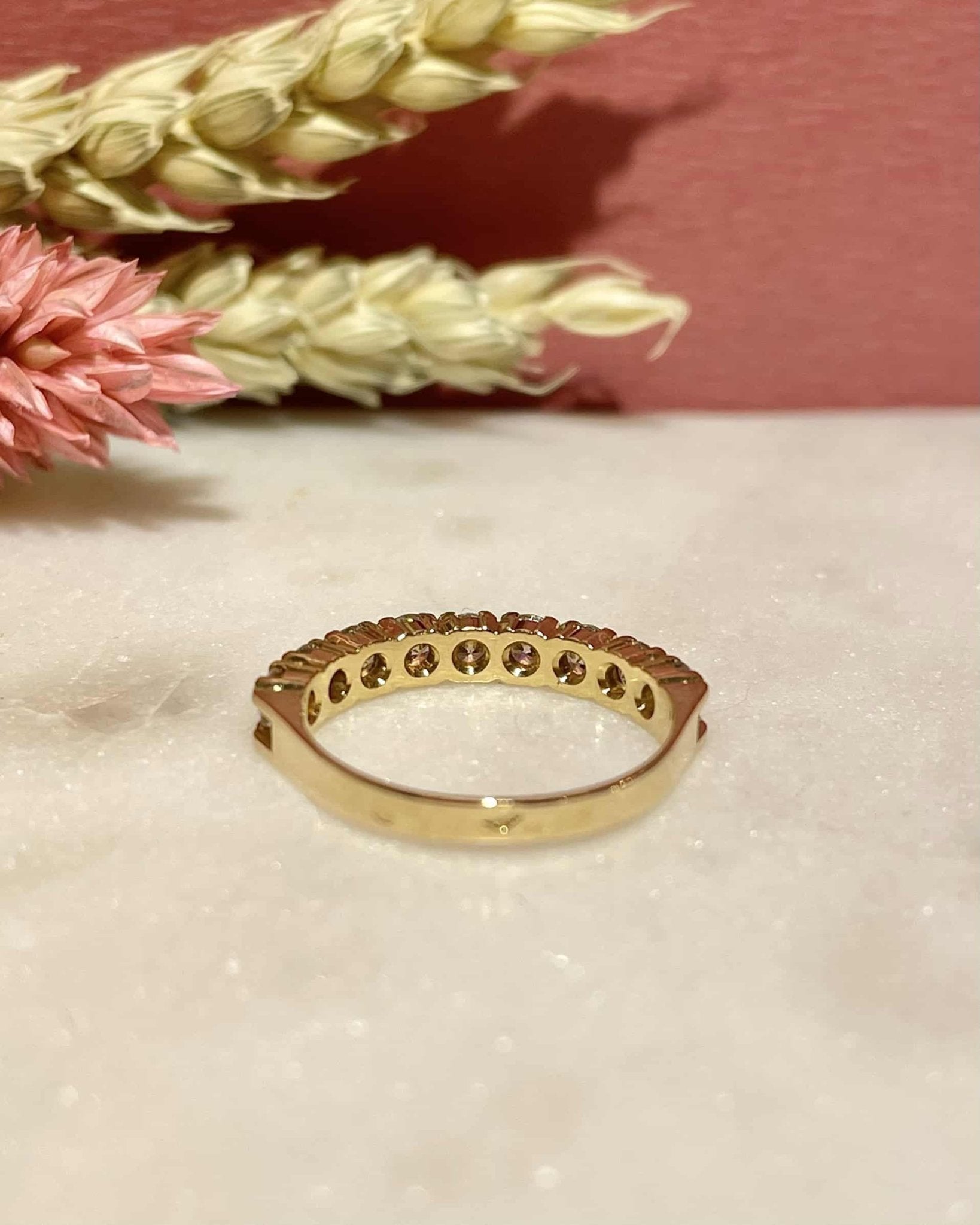 Demi Alliance Diamants 0.90 carat &quot;Daniela&quot; - Elliade Paris