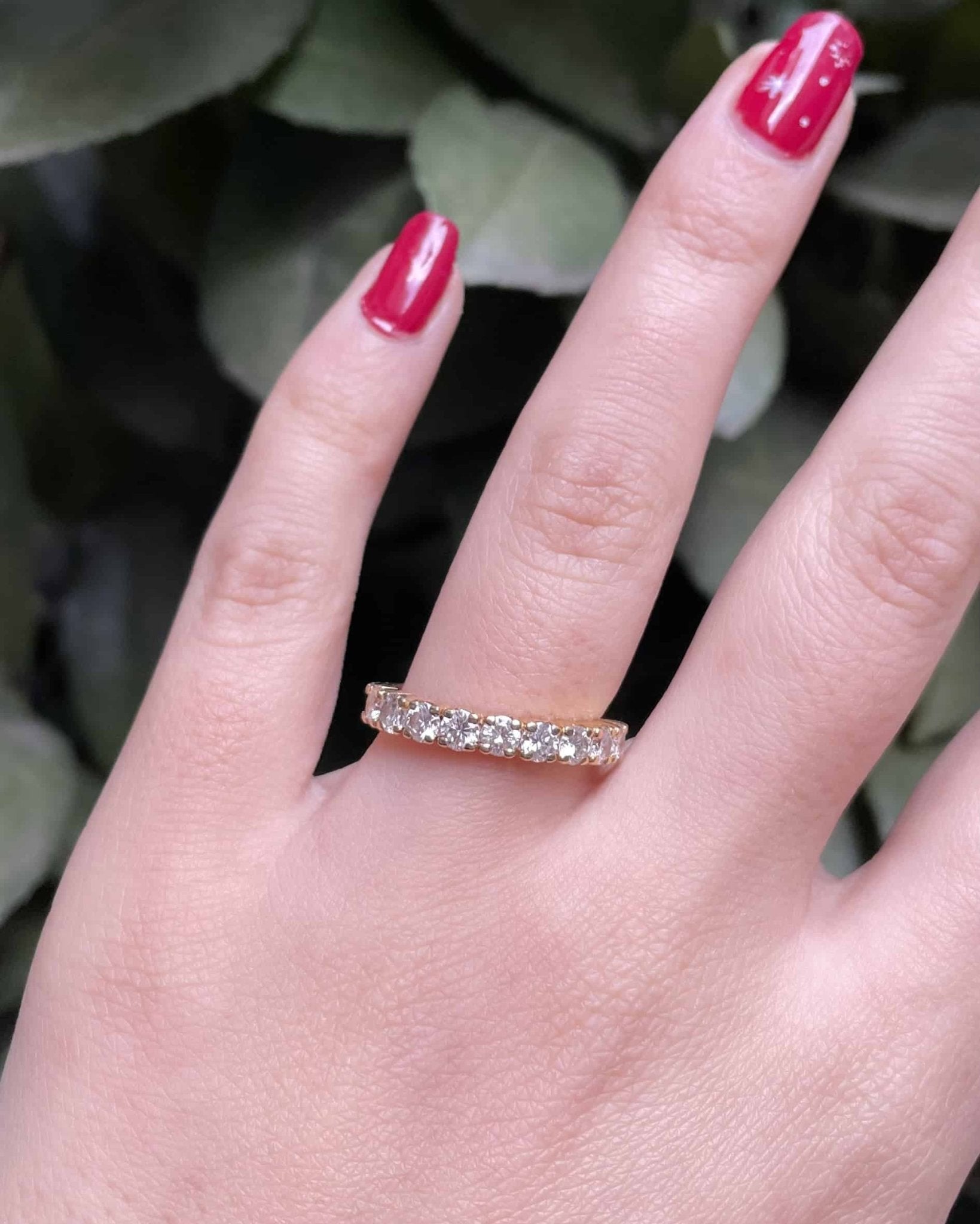 Demi Alliance Diamants 0.90 carat &quot;Daniela&quot; - Elliade Paris