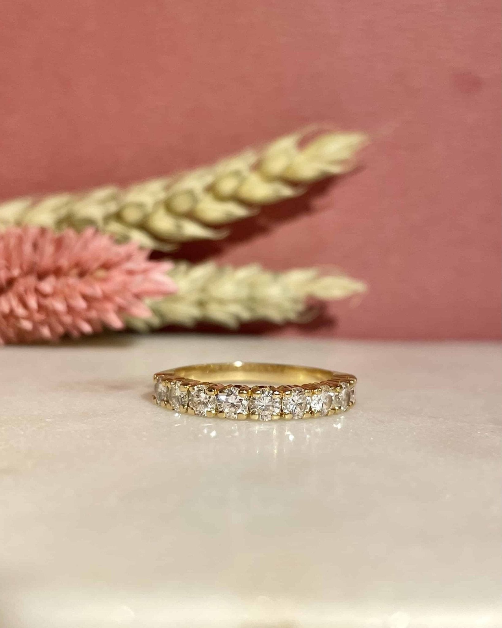 Demi Alliance Diamants 0.90 carat &quot;Daniela&quot; - Elliade Paris