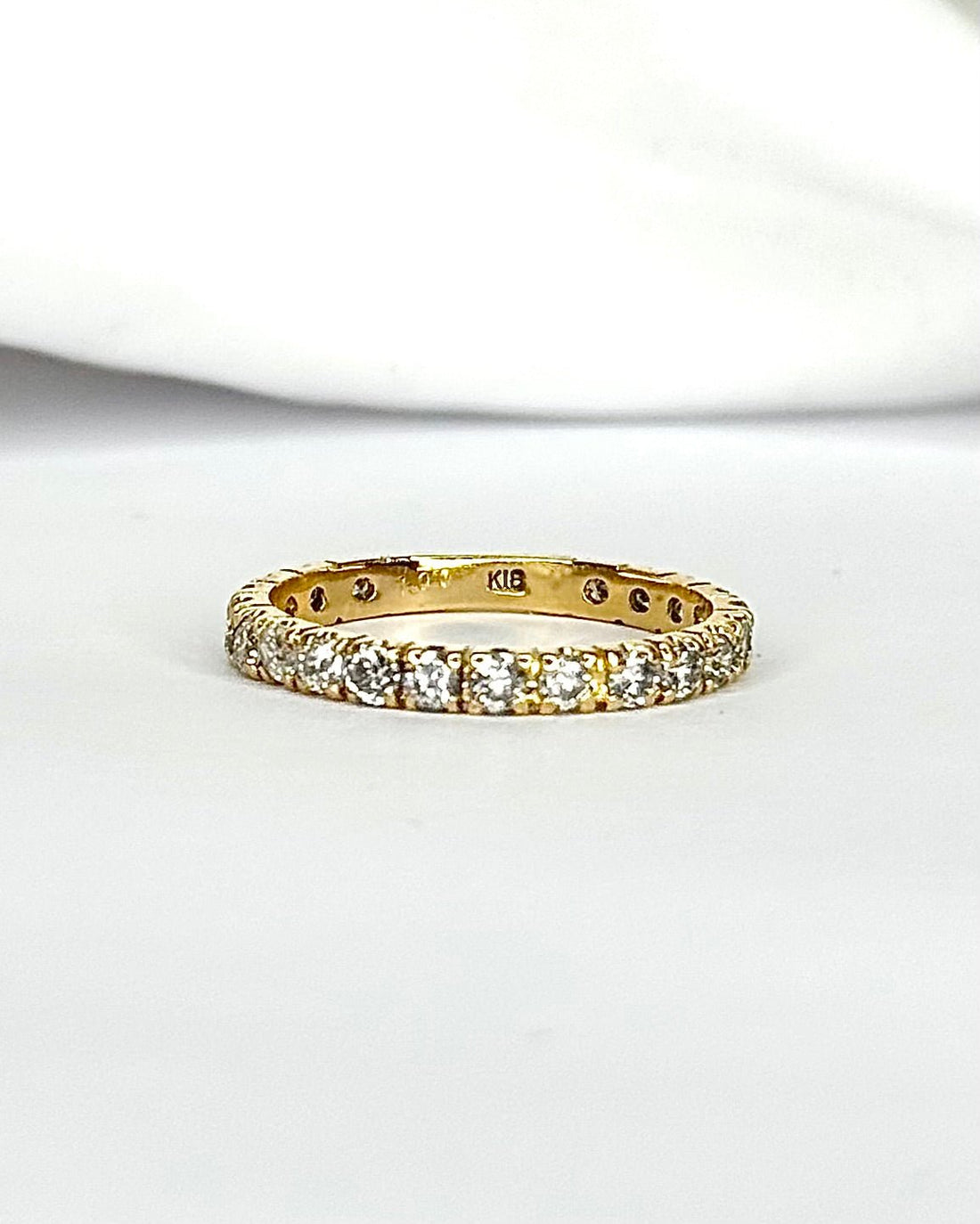 Demi-Alliance Diamants 1.05 carat "Garance" - Elliade Paris
