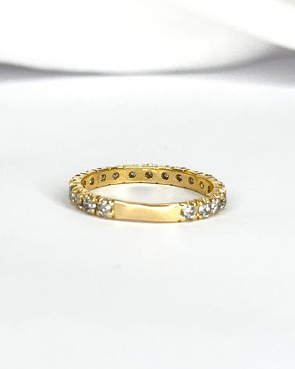 Demi-Alliance Diamants 1.05 carat "Garance" - Elliade Paris