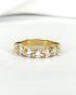 Demi-Alliance Diamants 2.10 carats 4.5mm "Janine" - Elliade Paris