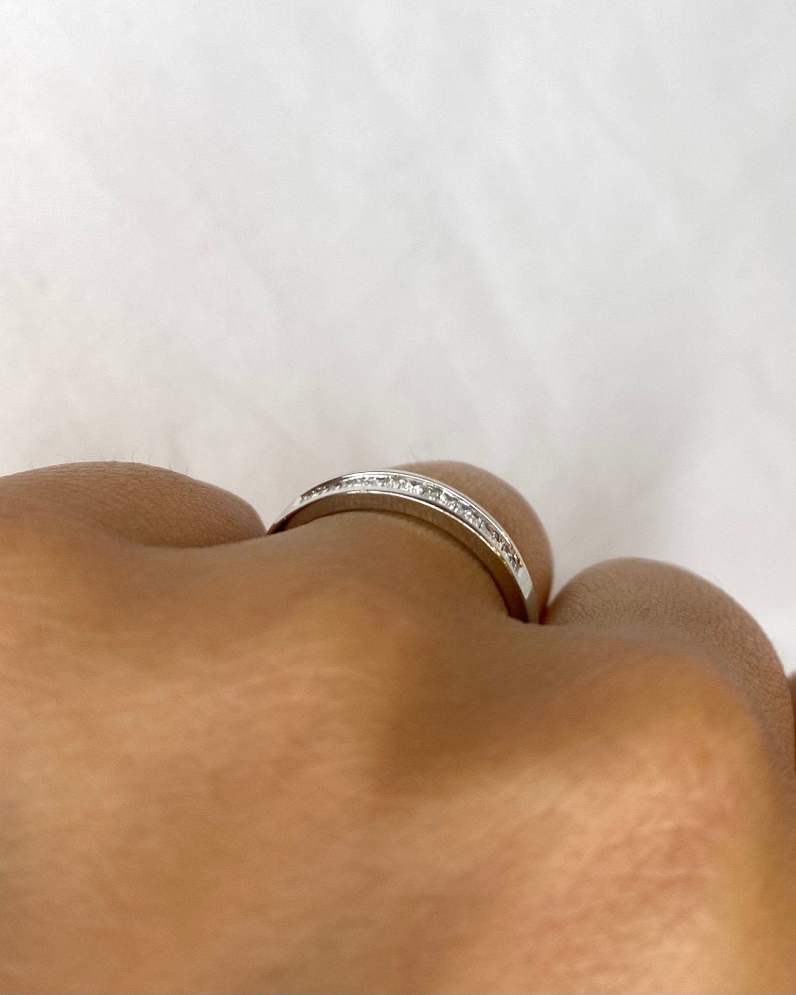 Demi Alliance Diamants Baguette 0.34 carat "Agnès" - Elliade Paris