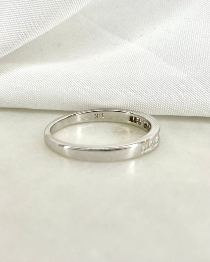 Demi Alliance Diamants Baguette 0.34 carat &quot;Agnès&quot; - Elliade Paris