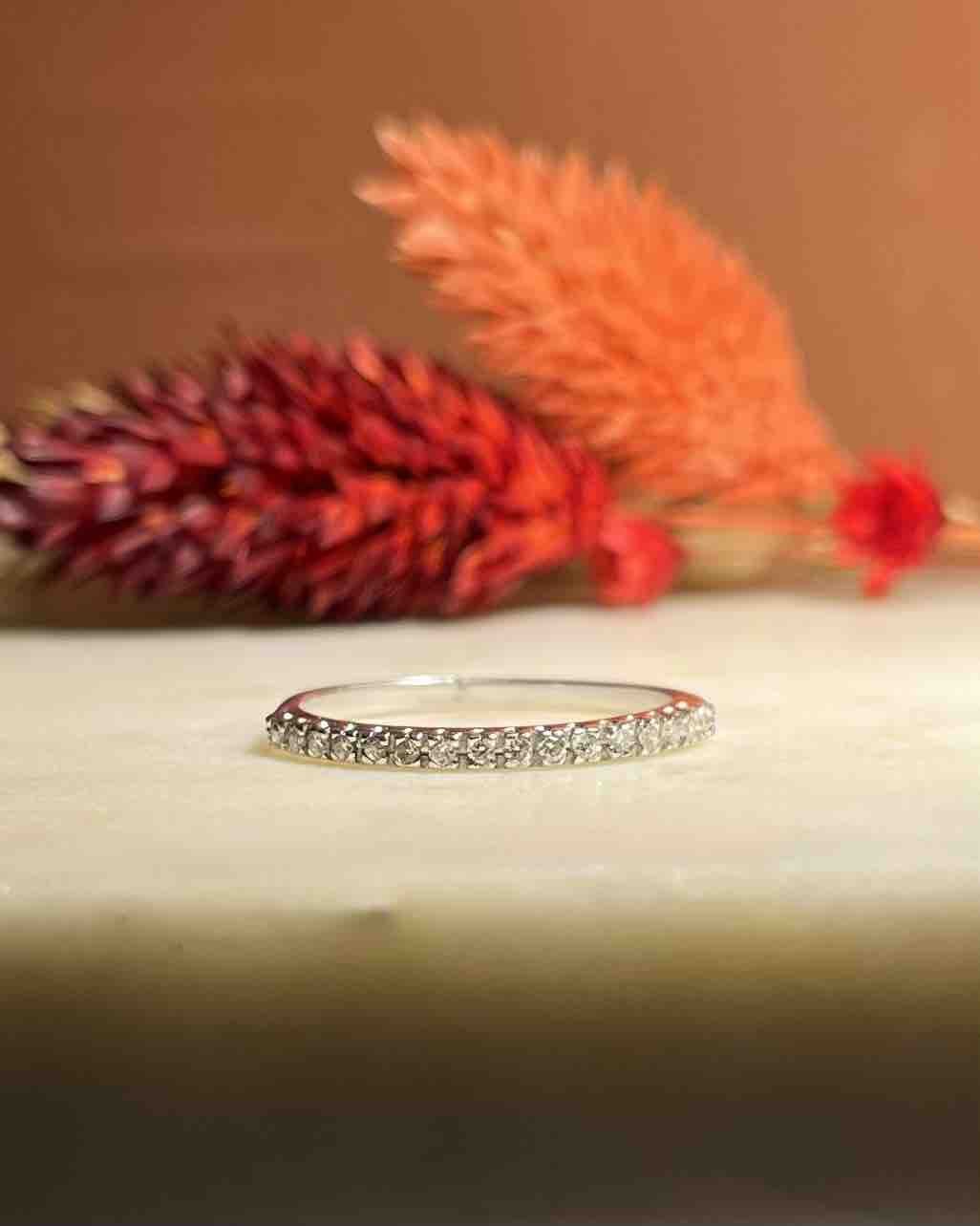 Demi Alliance Diamants "Ilizia" - Elliade Paris