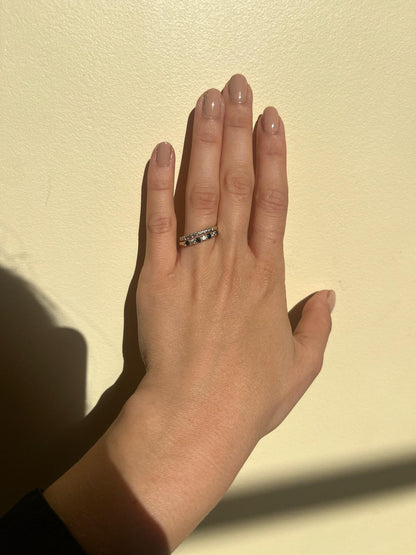 Demi Alliance Diamants &quot;Lizea&quot; - Elliade Paris