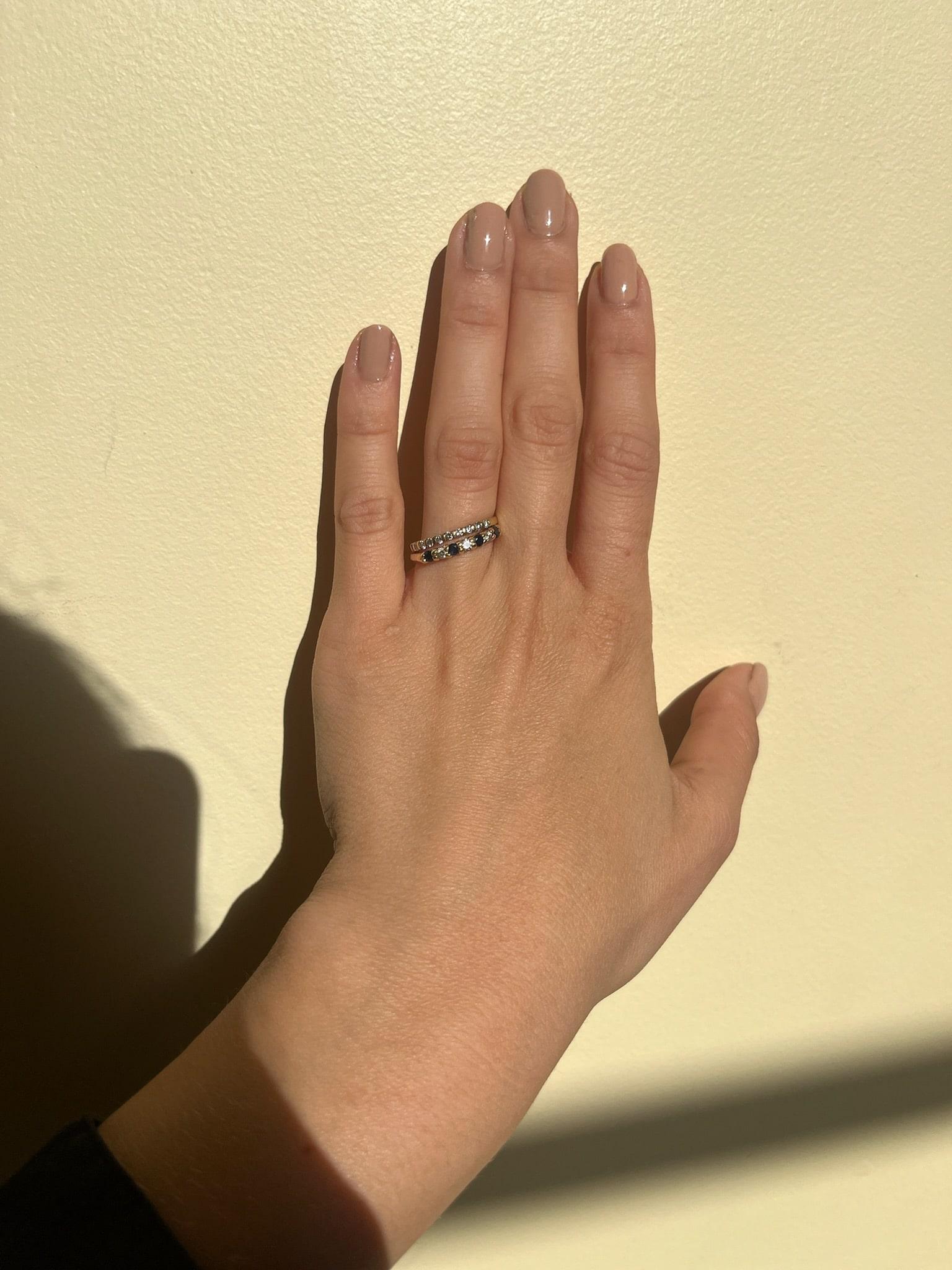 Demi Alliance Diamants "Lizea" - Elliade Paris