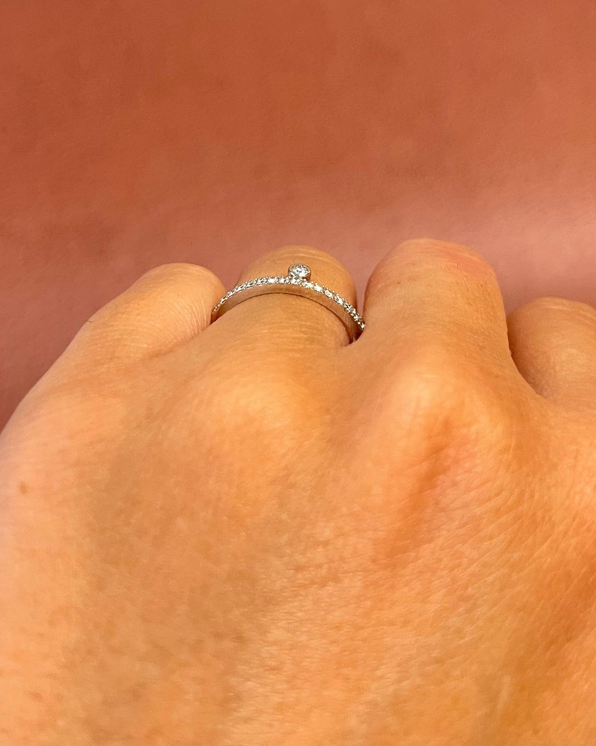 Demi-Alliance Diamants "Mélissa" - Elliade Paris