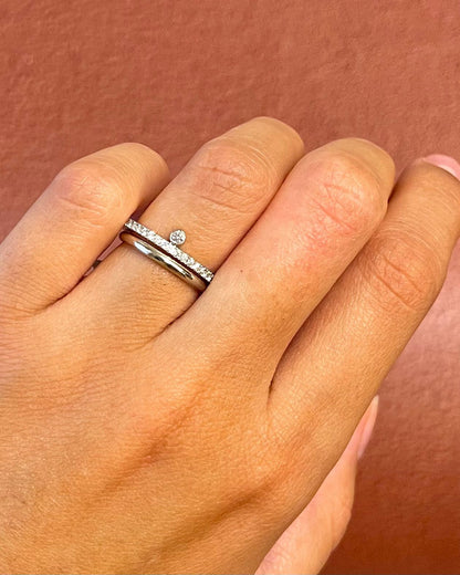 Demi-Alliance Diamants "Mélissa" - Elliade Paris